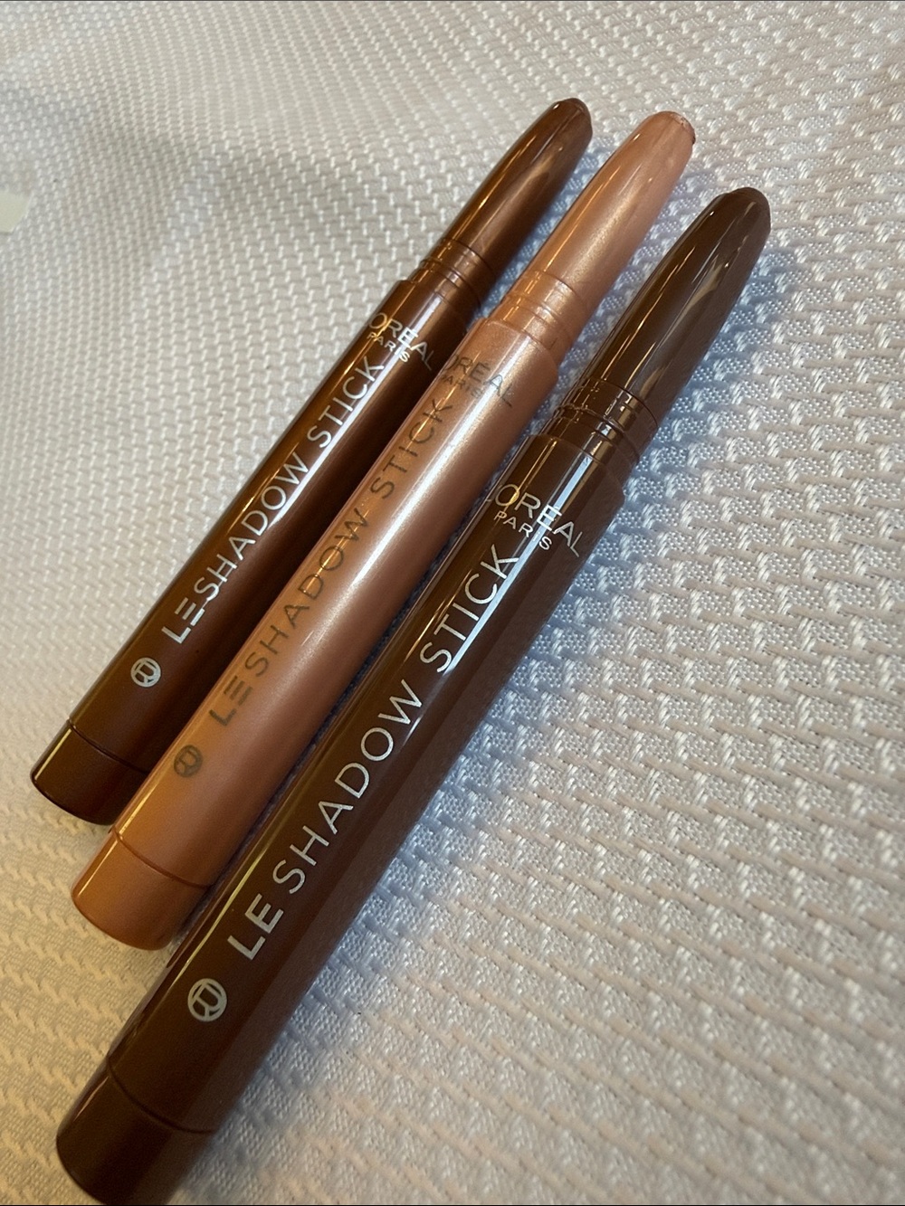 L'Oreal Eyeshadow Stick Trio — Bronze, Rose, Brown